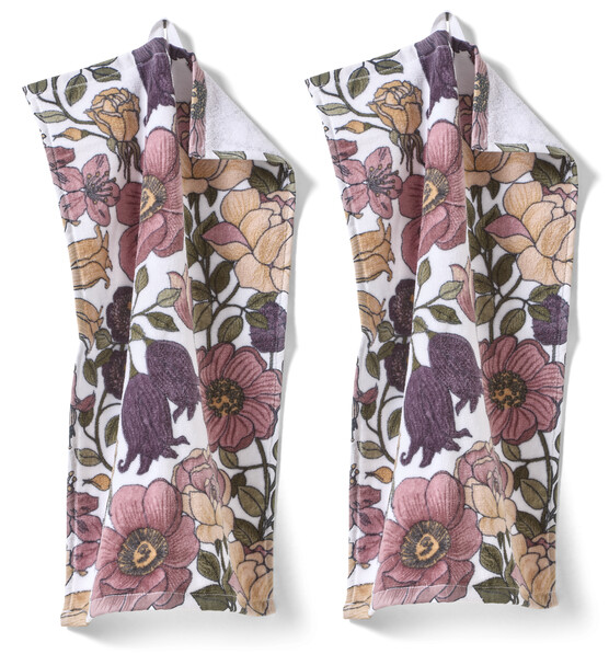 Alisa - Gästhandduk, 2-pack, 30x50 cm - Rosa