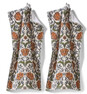Melina - Gästhandduk, 2-pack, 30x50 cm - Orange