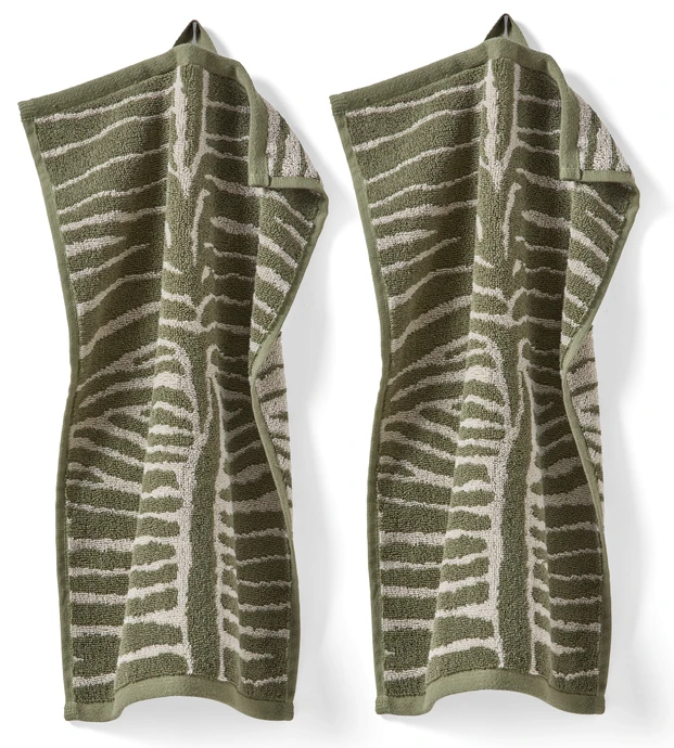 Zanzibar, Gästhandduk 2-pack, 30x50 cm