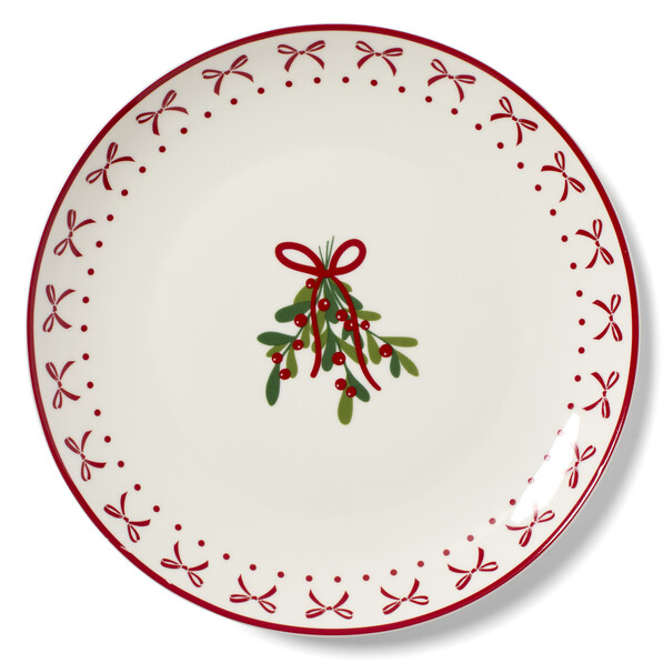 Mistletoe - Assiett, Ø 20,7 cm - Röd