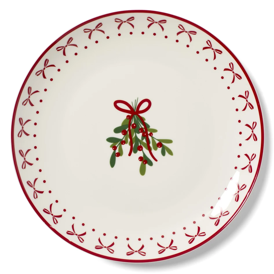 Mistletoe - Assiett, Ø 20,7 cm - Röd