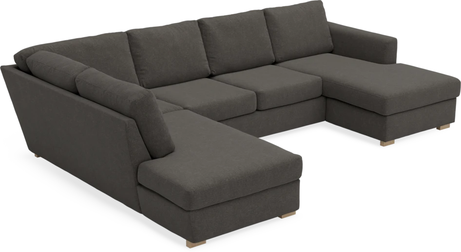 Friday - 3-sits soffa med divan vänster och schäslong höger - Grå