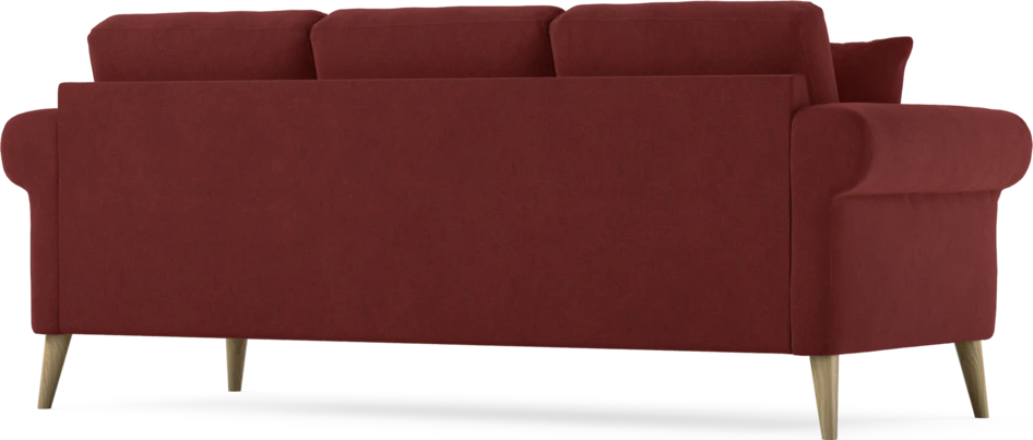 Eden - 3-sits soffa - Röd