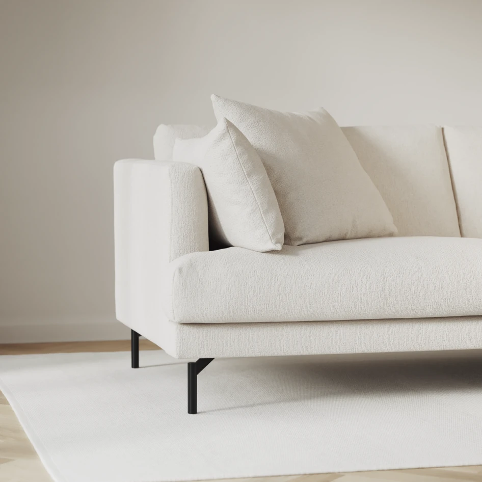 Harper - 4-sits soffa - Vit