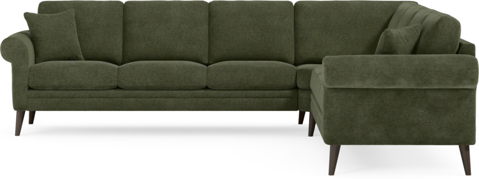 Eden - Hörnsoffa, 3+3-sits - Grön