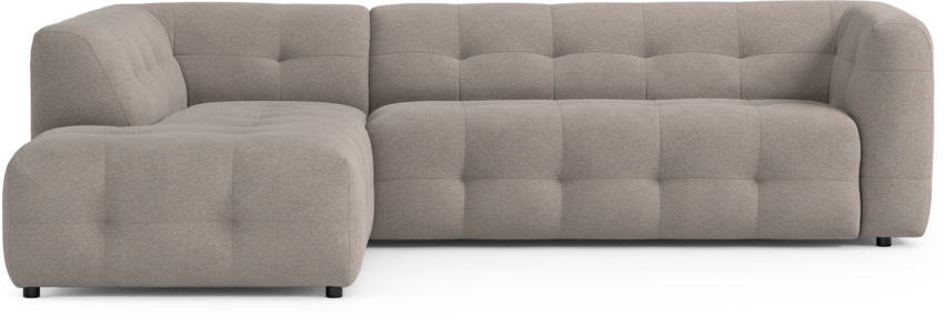 Bella - 3-sits soffa med divan vänster - Beige