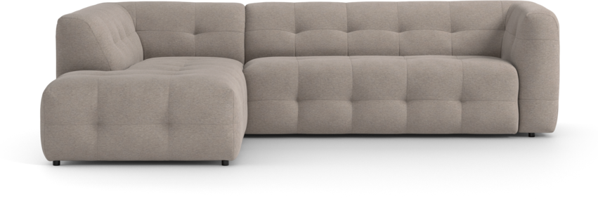 Bella - 3-sits soffa med divan vänster - Beige