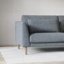 Willow - 3-sits soffa med divan vänster, fast klädsel - Blå