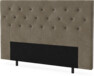 New York pikerad - Sänggavel, 90-210 cm - Brun