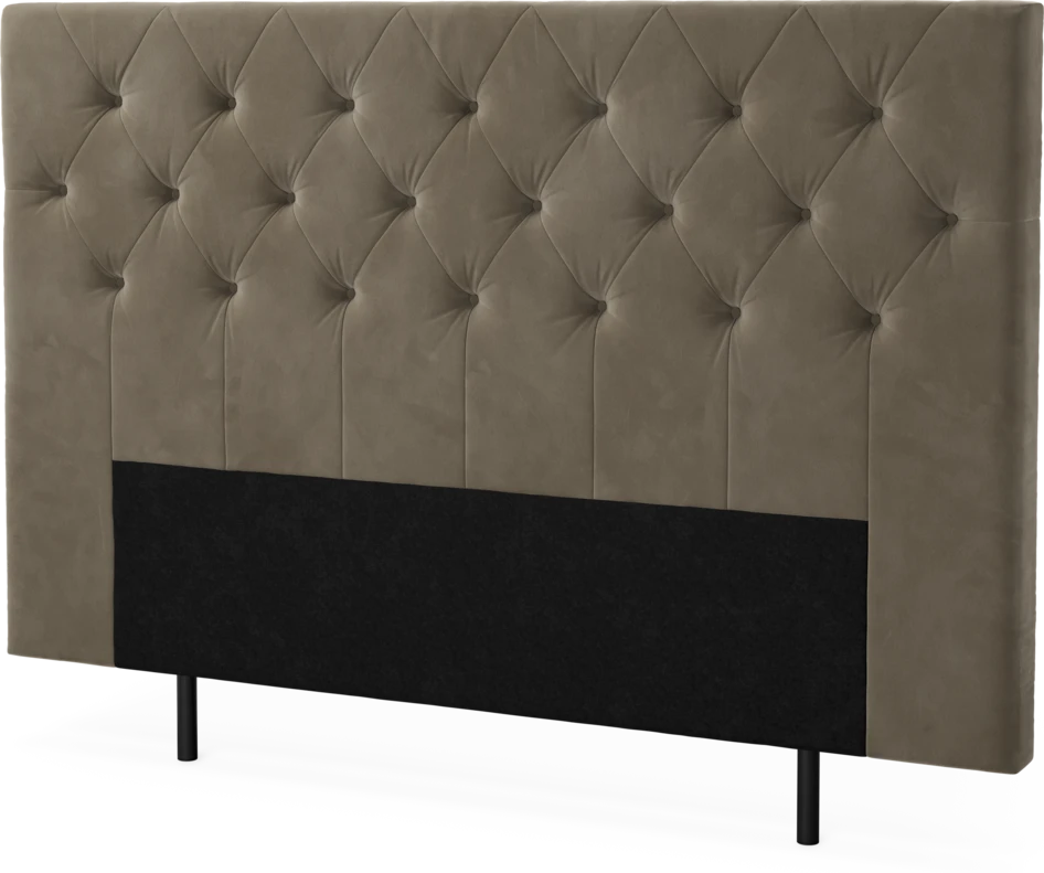New York pikerad - Sänggavel, 90-210 cm - Brun