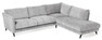 Weekend - 2,5-sits soffa med divan höger - Grå