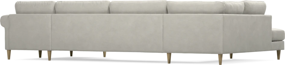 Bridge - 3-sits soffa med divan vänster och schäslong höger - Grå