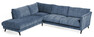 Weekend - 2,5-sits soffa med divan vänster - Blå