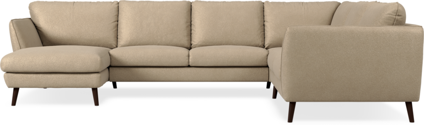 Madison Lux - Hörnsoffa med schäslong vänster - Beige