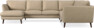 Madison Lux - Hörnsoffa med schäslong vänster - Beige
