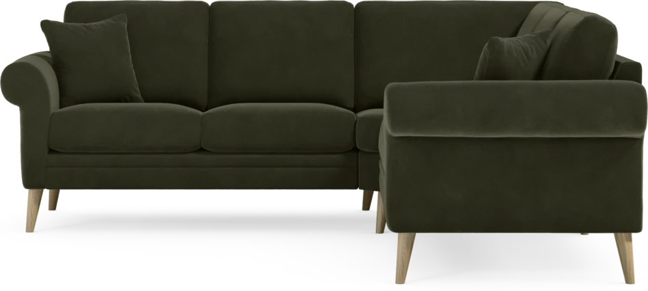 Eden - Hörnsoffa, 2+2-sits - Grön