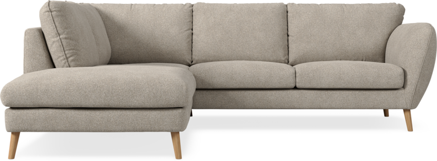 Madison Lux - 2-sits soffa med divan vänster - Vit
