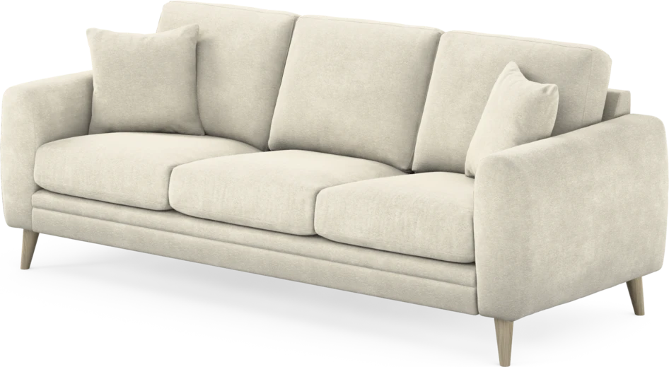 Eden - 3-sits soffa - Vit