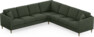 Eden - Hörnsoffa, 3+3-sits - Grön