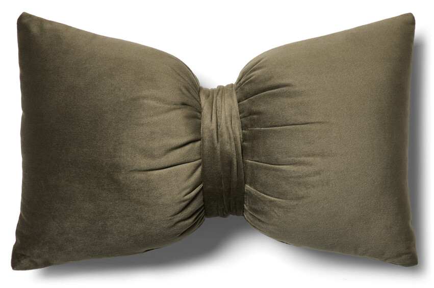 Gabrielle Bow - Prydnadskudde, B30 L50 cm - Grön