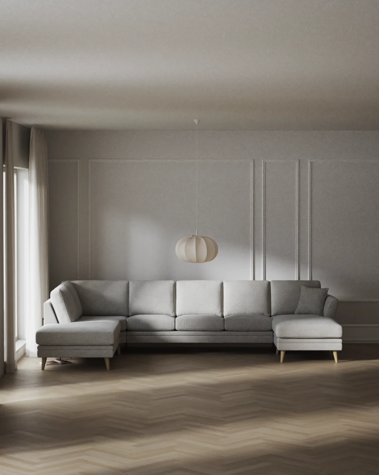 Eden - 3-sits soffa med divan vänster och schäslong höger - inspiration