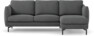Madison Lux - 2-sits soffa med schäslong höger - Grå