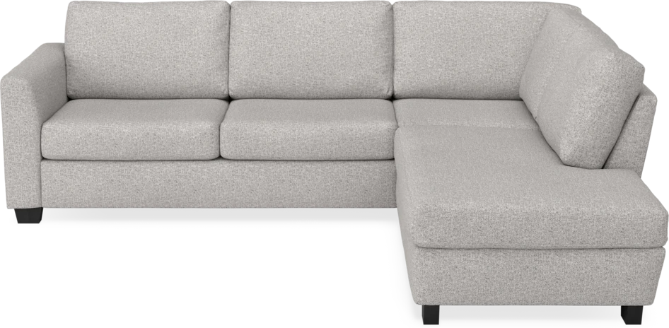 Friday - 2,5-sits soffa med divan höger - Vit