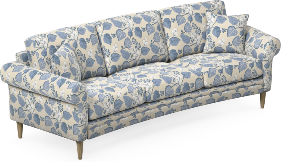 Eden - 3-sits soffa svängd - Flerfärgad