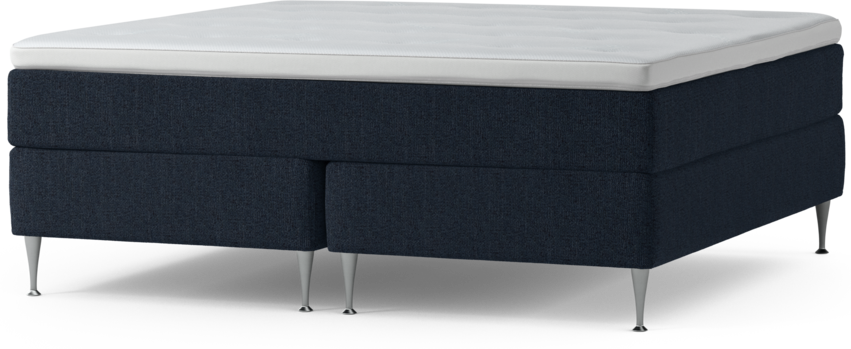 Delux Exclusive - Kontinentalsäng, dubbelsäng med bäddmadrass och sängben