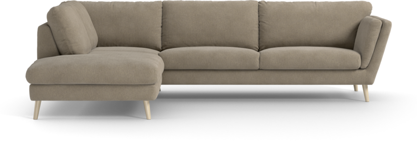 Madison - 3-sits soffa med divan vänster - Beige