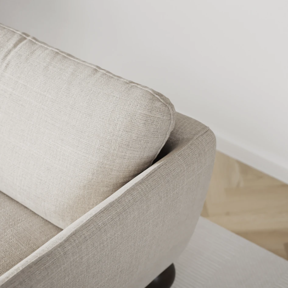 Madison - 2-sits soffa med divan vänster och schäslong höger - Beige