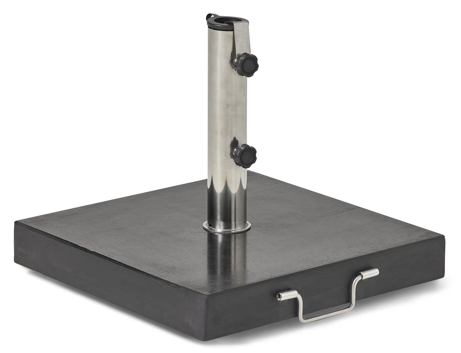 Square - Parasollfot - Svart