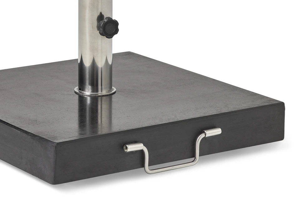 Square - Parasollfot - Svart