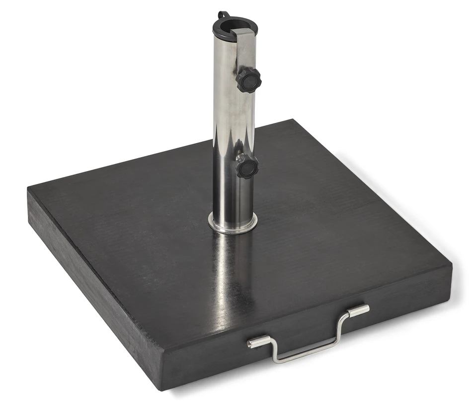 Square - Parasollfot - Svart