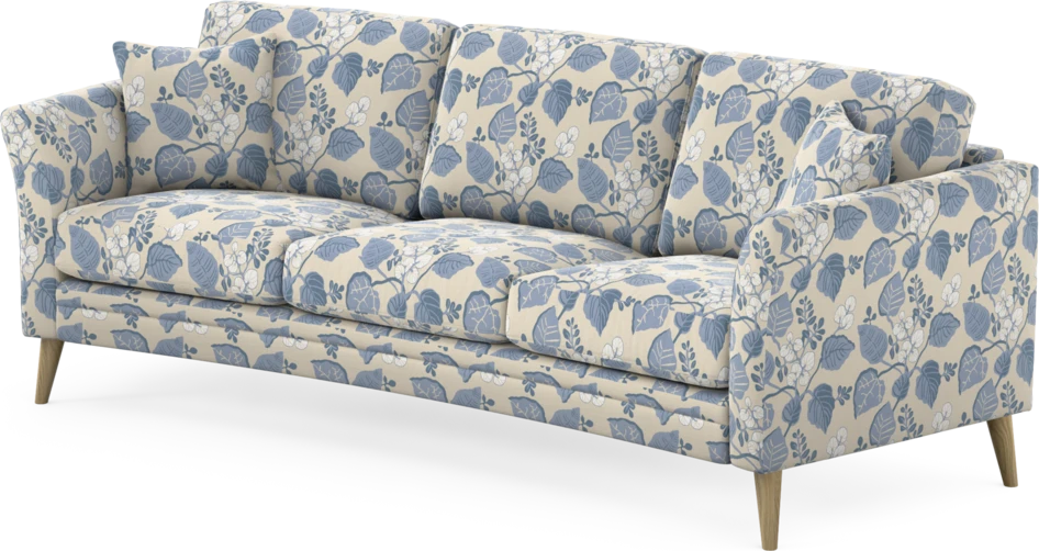 Eden - 3-sits soffa svängd - Flerfärgad