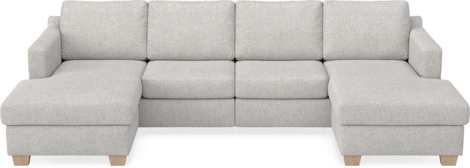 Friday - 2-sits soffa med två schäslonger - Grå