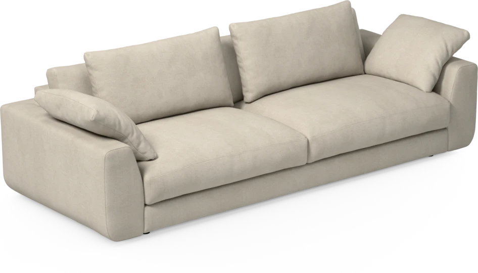 Amie - 4-sits soffa - Vit