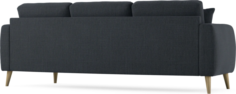 Eden - 3-sits soffa svängd - Blå