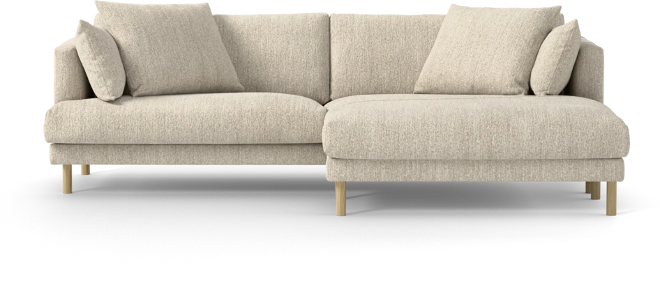 Harper - 4-sits med schäslong XL höger - Beige