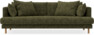 Harper - 3-sits soffa, hel dyna - Grön