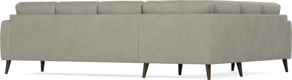 Eden - Hörnsoffa, 2+3-sits - Brun