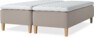 Delux Dream - Ramsäng, dubbelsäng med bäddmadrass - Beige