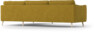 Madison Lux - 3-sits soffa med divan höger - Gul