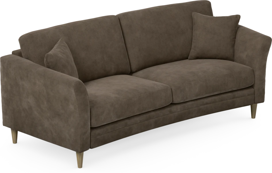 Eden - 2,5-sits soffa svängd - Brun