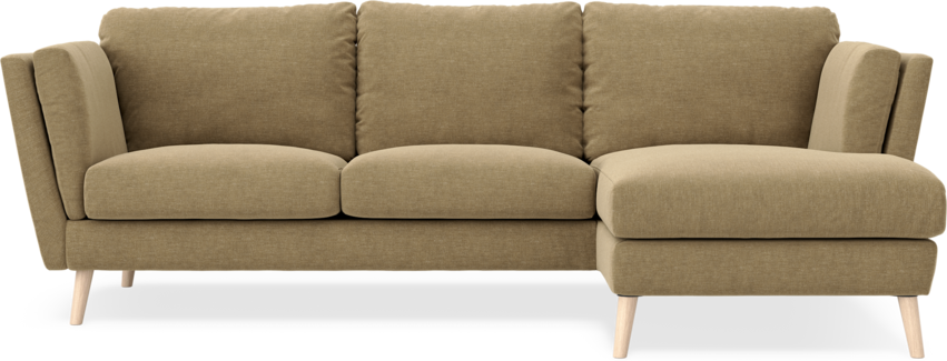 Madison Lux - 2-sits soffa med schäslong höger - Brun