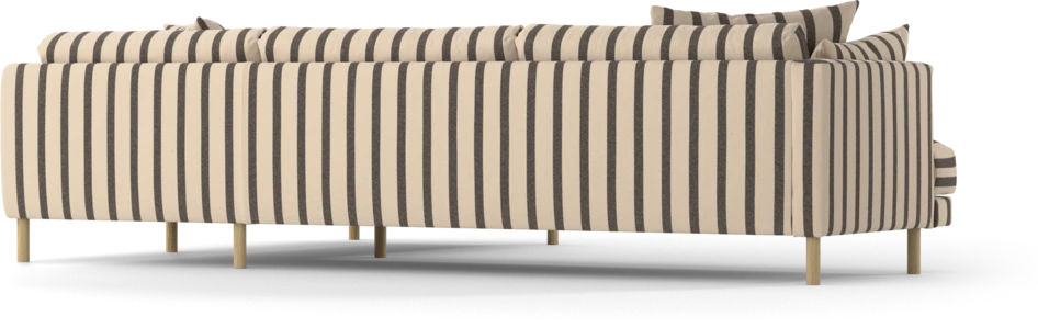 Harper - 3-sits soffa med divan höger - Flerfärgad