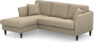 Eden - 2-sits soffa med schäslong - Beige