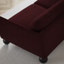 Madison Lux - 2-sits soffa med divan höger - Röd