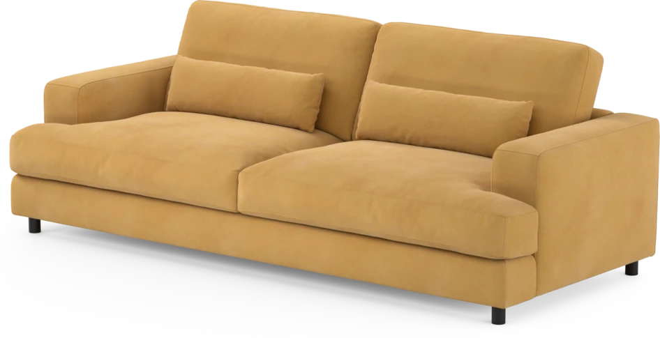 Noma - 4-sits soffa - Gul