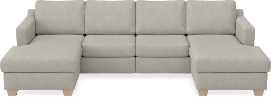 Friday - 2-sits soffa med två schäslonger - Beige
